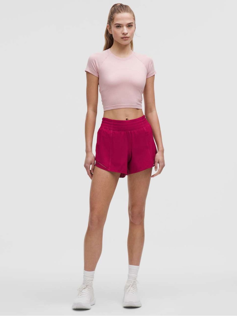 Lululemon Hotty Hot High-Rise Lined Short 4"
Magenta Smoke Women’s 4